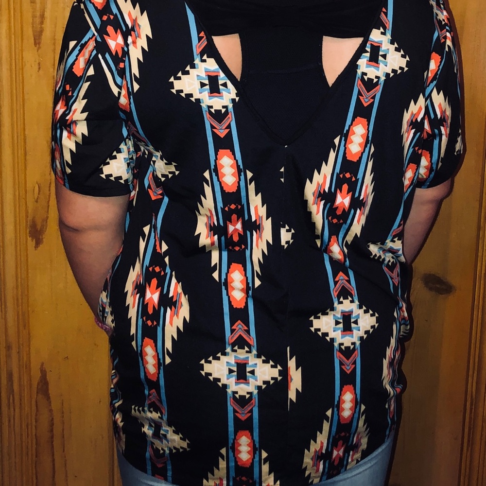 Navajo print top